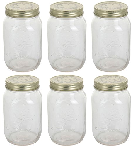 Einmachglas Einweckglas Vorratsglas 1100 ml mit Metalldeckel 6 Stück Set