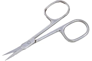 Aiweijia Ciseaux à Ongles,Ciseaux à Cuticules Professionnels, ciseaux ongles pieds Ciseaux à Sourcils pour manucure, pour Ongles, Cils et Peau Sèche