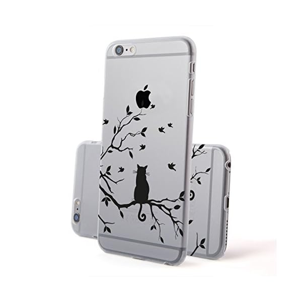 finoo | iPhone 6 Plus und 6S Plus Hard Case Handy-Hülle mit Motiv | dünne stoßfeste Schutz-Cover Tasche in Premium Qualität | Premium Case für Dein Smartphone| Katze auf AST – Bild 3