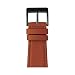 Produktbild Roobaya Apple Watch Nappa Leder Armband Cognac 38 mm: Wechselarmband mit Adaptern und Schließe in Aluminium Space Grau, Passend für Series 1, 2 & 3