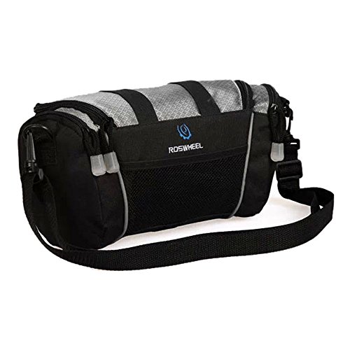 FakeFace Fahrradtasche zur Befestigung am Lenker Schultertasche Umhängetasche Hüfttasche