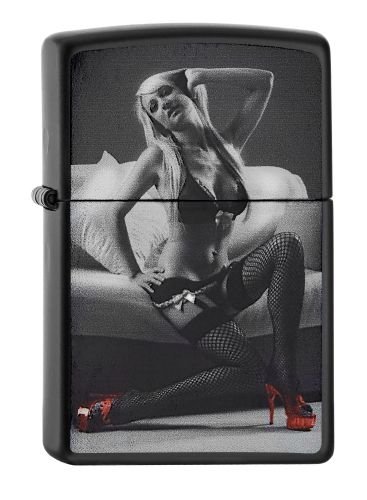 Zippo 60.002.010 Feuerzeug Stocking/Couch Collection Spring 2016, schwarz matte