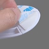 6 x Schrankschloss Kindersicherung Schranksicherung Baby Sicherheit Tuer Schublade Schrank Sicherung Weiss - 6