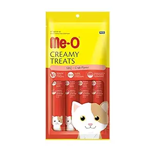 ME-O Creamy CAT Treats - Crab Flavor Pack of 12