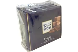 Ritter Sport Nougat Schokolade 100g 5er Pack by Yulo Toys Inc