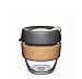 Produktbild KeepCup 8 Oz klein Soda Lime gehärtetem Glas Thermobecher, Kork/weich anthrazit
