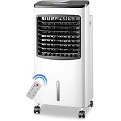 SWB Climatiseur à condensation par eau, refroidi par eau, silencieux à double usage, froid et chaud, à oscillation automatique sans ventilateur