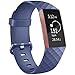 Produktbild Tobfit Unisex-Adult Kompatible, Sport Verstellbares Ersatz Armbänder für Fitbit Charge 3 (Marineblau, Small), S