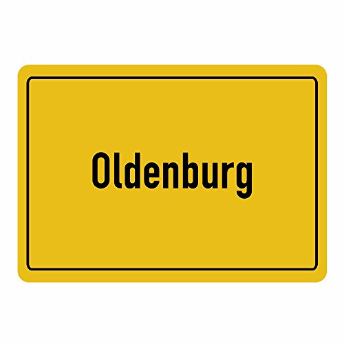Preisvergleich Produktbild Mousepad Ortsschild Oldenburg schwarz