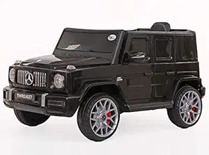 Toy House Benz AMG G63 V8 Rechargeble Battery Operated Ride-On Car with Remote for Kids (2 to 4YRS), Black