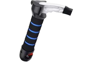 ARCUS Car Door Assist Handle - 3 in 1 Multi-Functional Armrest - Disabled Mobility Aid for Elderly Support - Portable Car Grab Bar - Window Breaker & Seatbelt Cutter Function - Emergency Tool