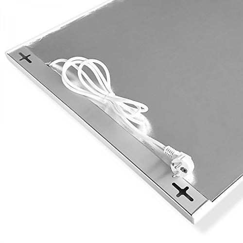 Viesta H900 Infrarotheizung Carbon Crystal (neueste Technologie) Heizpaneel Heizkörper Heizung heating panel ultraflache Wandheizung Weiß – 900 Watt - 6