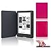 Price comparison product image Fskying Kobo Glo HD Case, Premium Leather Ereader Cover Case with Auto Sleep/Wake for Kobo Glo HD, Pink