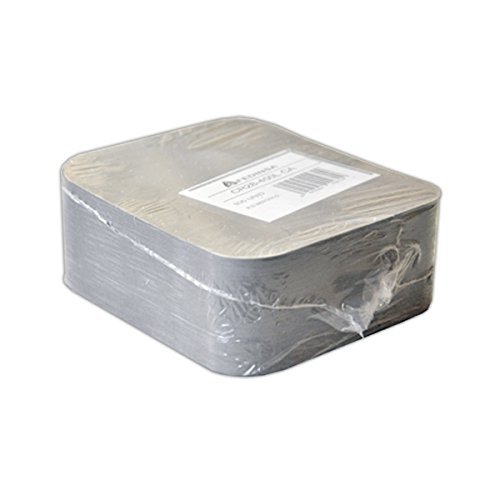 100 St. Aluschale mit Deckel | 450ml. | Grillschale | Alubehälter | Aluminiumschale | Tropfschale | Alu Menüschale | R28L (450B) - 3