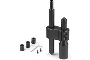 Pojedehy M10x1.5 Aluminum Car H Type Shift Knob Extension Adjustable Extender Gear Shifter with Three Adapters Replacement Parts Accessories