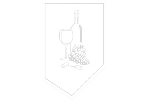 MANK GMBH Mank Weinmanschette aus Tissue | 100x65mm |150 Stück | Tropfenfänger Drip-Stop (Weiß)