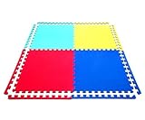 entrega rápida y gratis 8 x Suelos Para Niños Y Infantiles EVA Puzzle Colchonetas 60 Centímetros x 60 Centímetros x12mm Con Reverso Antideslizante, Certificacion Libre De Toxicos