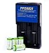 Produktbild Ppower 4 X 700mAh 3,7 V CR123A 16340 Lithium-Ionen-Batterien + POWER Intelligente Lithium-Ionen-2-Slots-Ladegerät (PI2) + Batterie-Boxen (Für Arlo Wireless, Reolink Argus, Keen, etc)