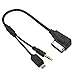 Price comparison product image Eximtrade AMI Audi Music Interface MDI Volkswagen Media Device Interface MMI to 3.5mm Aux and Lightning Adapter for Audi and Volkswagen