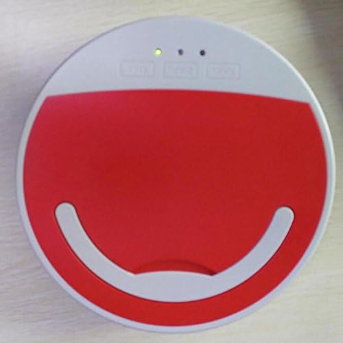 SAODI Household Robotic Vacuum Cleaner Intelligent House Cleaning Machine Automatic Floor Carpet Sweeping Cleaner High Suction for Pet Hair, dirt, Daily Dust Removal , wine red