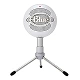 Blue Microphones Snowball iCE - Micrófono de condensador (cardiode, conector USB), color blanco