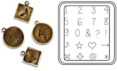 Vintaj DecoEtch Die For Sizzix Bigkick Machine - Handwriting Numbers