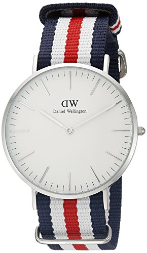 Daniel Wellington Herren-Armbanduhr Canterbury Analog Quarz Nylon DW00100016 Daniel Wellington Herren-Armbanduhr Canterbury Analog Quarz Nylon DW00100016
