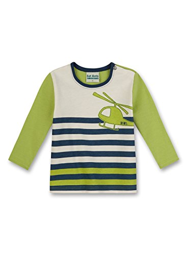 Sanetta Baby Boys 113389 Sweatshirt, Green (kiwi 4049), 3-6 Months