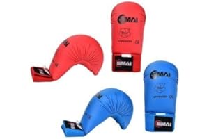 SMAI Wkf Approved, Guanti Senza Pollice Unisex Adulto
