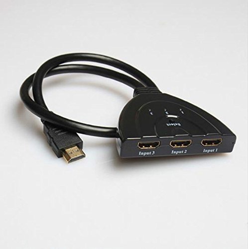 3 Port 1 x Ausgang HDMI Switch Umschalter Splitter Verteiler Kabel Adapter 1080P 3D Full HDTV Blu-Ray PS3 Xbox 360 - 2