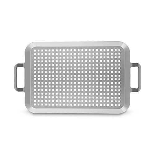 Edelstahl Grillschale Barney Barbecue 28 x 19 cm von Springlane Selection Grillkorb