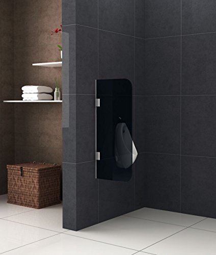 Preisvergleich Produktbild Glas Urinaltrennwand GRADO-SMOKE