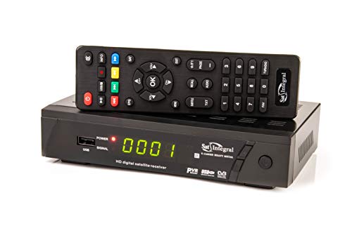 SatIntegral S-1268 HD Heavy Metal, Receptor satélite Full HD, con Antena WiFi