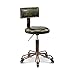 Produktbild Calyvina Retro Industriestil Salon Hocker Höhenverstellbar Rollendreh Bürostuhl Massage Spa Hocker Stuhl mit Rückenlehne,Green