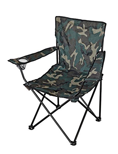 Preisvergleich Produktbild Klapp Stuhl Camping Zubehör camouflage 90x58x82cm