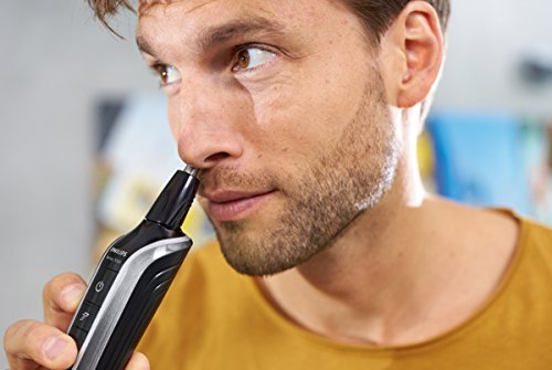 Philips Multigroom-Set Gesicht + Körper + Haar, 10 Aufsätze, QG3380/16, 2150 Watt, schwarz/metall - 10