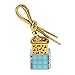 Importe 6ML Square Bottle Empty Perfume Bottle Car Home Hanging Charm - Blue Tint RS.265.00