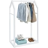 Atmosphera Kids Penderie Pour Enfant En Bois Dream 76 X H 126 Cm Marron Amazon Fr Cuisine Et Maison