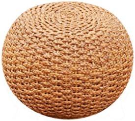 QPG Stools Stools Small Rattan Chairs Backrests Cane Rattan Drums Chairs Rattan Shoe Benches Chairs Tea Stools Rattan Stools ( Color : A )