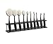 Demarkt 10pcs Toothbrush Style Eyebrow Brush Foundation Eyeliner Pro Makeup Brushes Display Shelf