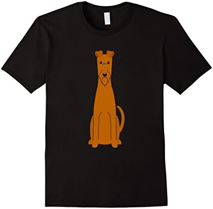 Men's Irish Terrier Dog Shirt Dogs Mom Dad Puppy Pet Gift Large Black