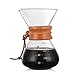Produktbild Glass Coffee Pot Portable Filter 400ml Manual Drip Coffee Maker High Temperature Resistant Glass Coffee Maker with Stainless Steel Filter Pot