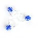 Produktbild Jwqidi Schwimmen Nase Clips für Erwachsene Herren Frauen PVC Silikon Schwimmen Nase-Stecker (klar blau) 3 PCS