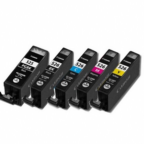 5x Original Canrtouche d  encre Canon Pixma MG 4150  5150  5250  5340  5350  PGI525  CLI526 - NOIR  PHOTONOIR  CYAN  MAGENTA  JAUNE -