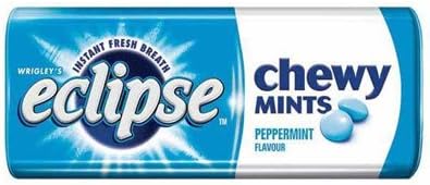 Wrigley Eclipse Chewy Peppermint Mints x 20