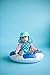 Vaenait Baby 0-24M Infant Girls Longsleeves One piece Swimsuit Baby Cream Dot SKY S