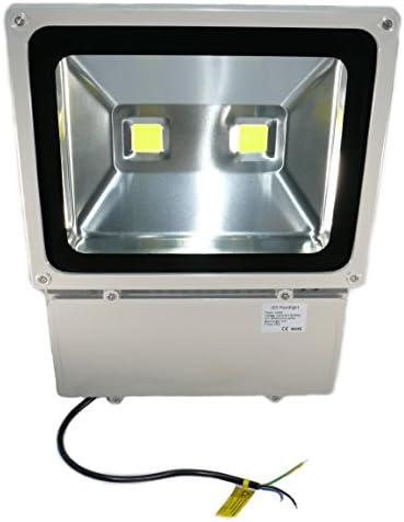 COB LED Outdoor Floodlight – IP65 – 100 Watt – 5000 Kelvin Cold White – 9000 Lumens (replaces 900 – 1000 Watt Halogen Bulbs) Set of 8
