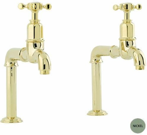Perrin and Rowe Mayan - Deck Mounted With Crosshead Handles 4338NI