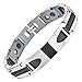 Produktbild MHOOOA Herrenschmuck aus reinem Titan Magnetarmband für Herren Kette Germanium Armbänder schwarz Kohlefaser-Armband