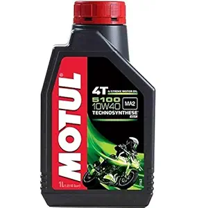 5100 4T Technosynthese 10W-40 API SL/SJ/SH/SG Semi Synthetic Engine Oil for Bikes s (1L) AS MOTORS